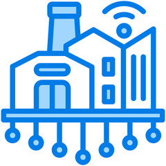 Smart Factory Icon
