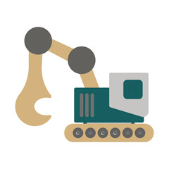 Excavator Icon Design