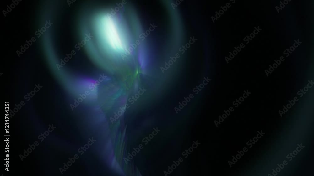 Aufkleber bright light source with prominent prism effect. use as a dramatic lens flare or light element in vi
