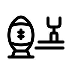 superbowl position line icon, perfect for uiux website and mobile apps projects