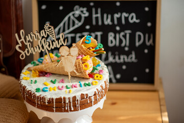 cake for a first-grader before school in Germany
