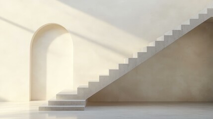 Modern Minimalist Interior Staircase Design