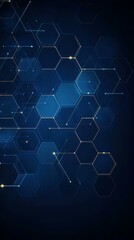 Abstract Geometric Hexagon Pattern Design