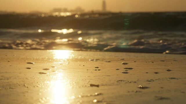 Sunset on a beach