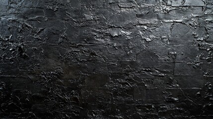 Naklejka premium Black cement wall grunge background