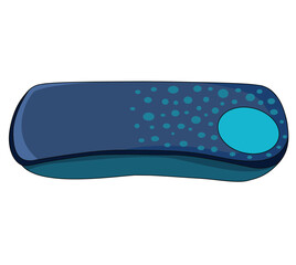 Cute cartoon hand drawn vector Optical box clipart.