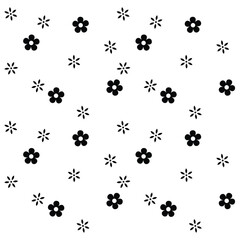 Flower Design Pattern For Fabric Print, Background, Wallpaper.