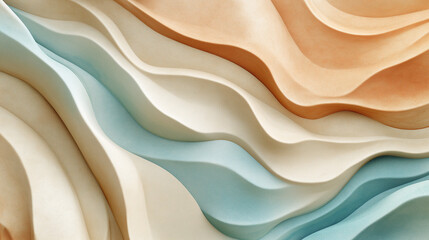 Tranquil Nature-Inspired Background with Earth, Sand, and Water Tones
