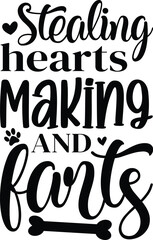 Dog Valentine's Day SVG