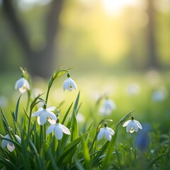 Obraz premium Serene Spring Blooms Fine Art Capture for Dreamstime Licensing