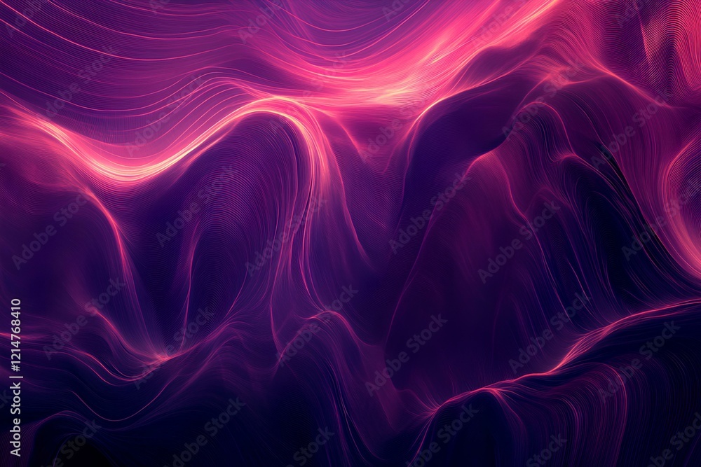 Poster abstract background with digital data streams