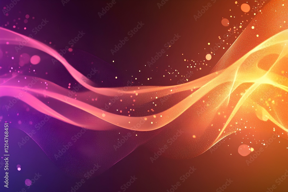 Poster abstract background with digital data streams