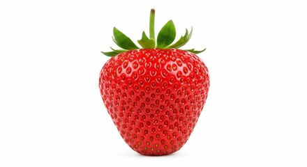Juicy Red Strawberry Fresh Fruit Summer Berry Healthy Food