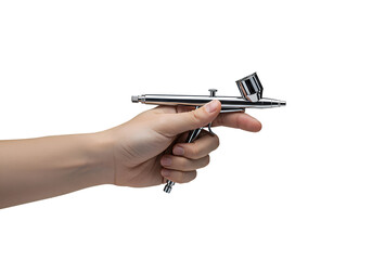 Airbrush Gun used for painting on a transparent PNG background