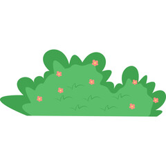 Cute bush illustration