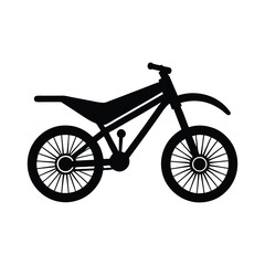 streamlined enduro bike motorcycle isolated on white