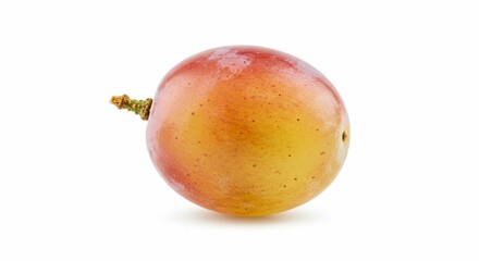 Ripe Red Yellow Grape Fresh Fruit Single Grape Isolated Healthy Eating Food Photography
