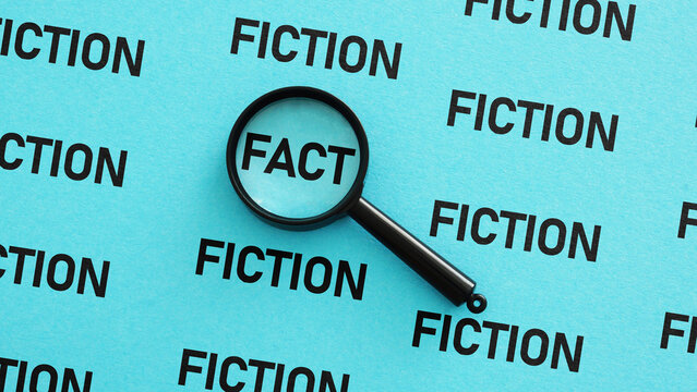 Fiction and Fact is shown using the text
