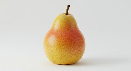 Ripe Yellow Pear Fruit Healthy Food Studio Shot
