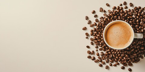 Naklejka premium Coffee Bliss