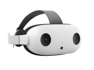 Isolated White VR Headset