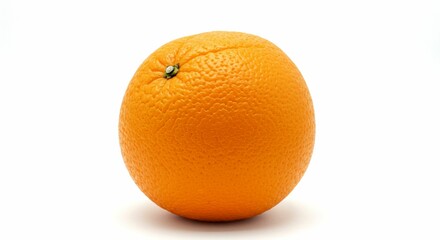 Juicy Orange Fruit Citrus Healthy Food Vitamin C Isolated on White Background