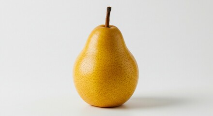 Ripe Yellow Pear Juicy Fruit Healthy Eating Still Life