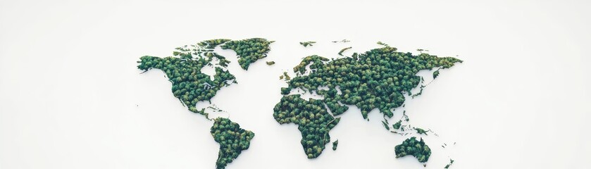 Coffee farm cultivation global copy space vibrant palette Double exposure silhouette with a world map and coffee plantations