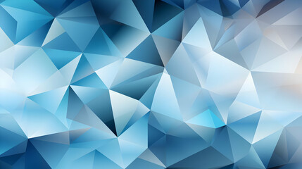 Fototapeta premium Abstract Blue Triangular Background Creates a Modern and Stylish Design with Geometric Shapes.