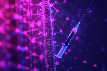 Abstract Medical Visualization with Syringe and Network