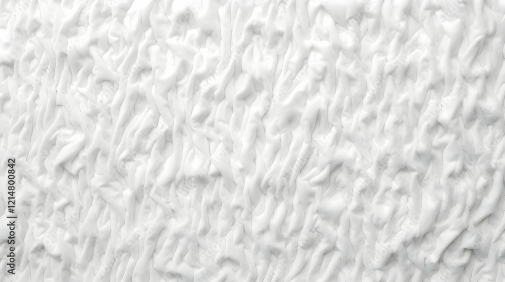 Poster white textured background forms abstract pattern with soft folds and gentle curves for elegant desig