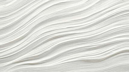 Obraz premium White Abstract Background with Flowing Wave Pattern Creates a Soft and Elegant Texture Design.
