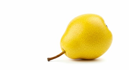 Ripe Yellow Pear Isolated Fresh Fruit Healthy Food Vitamin C Sweet Juicy Delicious Produce