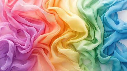 Obraz premium Soft aesthetic silk studio textile