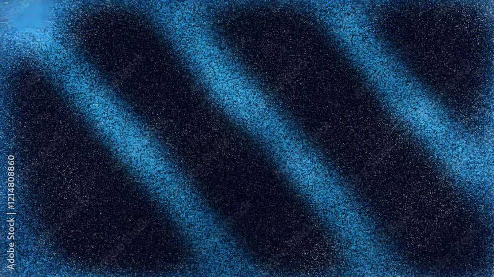 Aufkleber Abstract Blue Diagonal Stripes Blend Seamlessly with Dark Background Creating Visual Texture