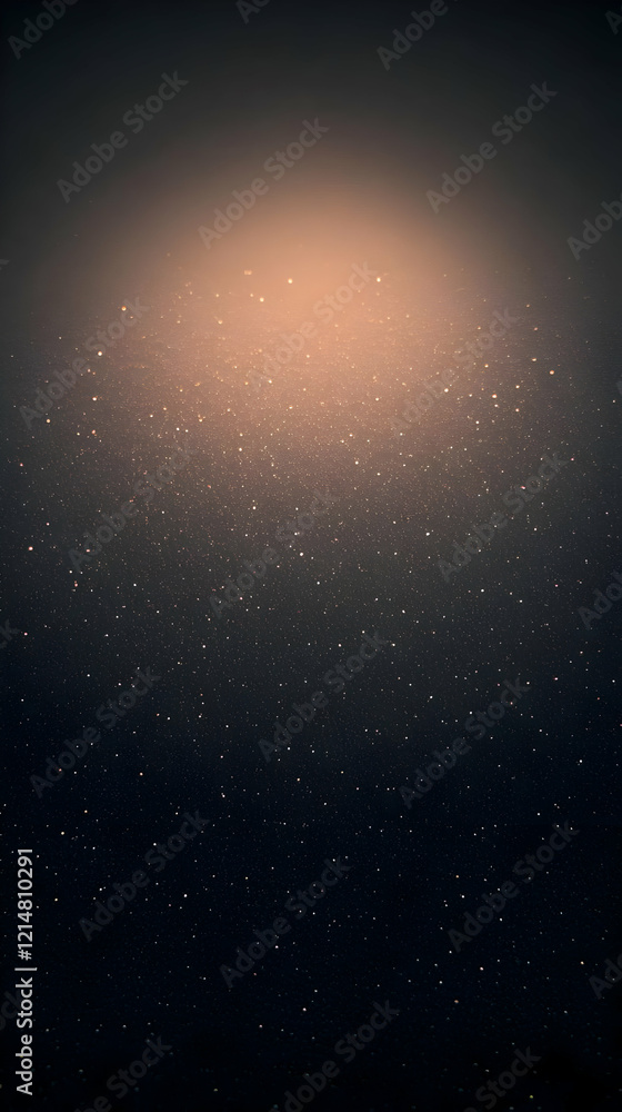Poster abstract background with glittering gold sparkles fading into black, creating a luxurious backdrop.