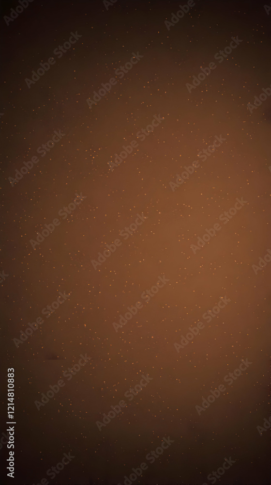 Poster abstract brown background with subtle orange particles creates a warm and textured visual