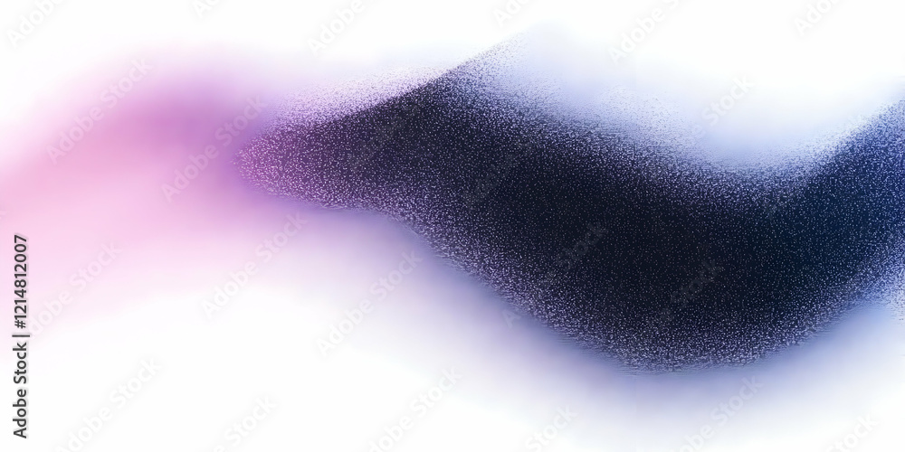 Poster abstract background with purple and blue gradient with noise texture and soft focus effect