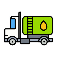 oil truck icon