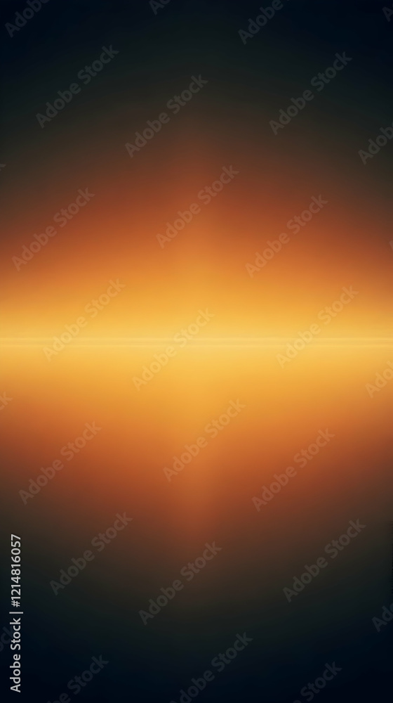 Aufkleber abstract orange and black gradient background creates a smooth transition with a warm glow
