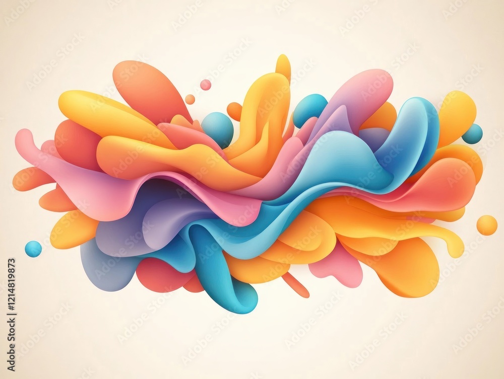 Aufkleber explore vibrant artistic message card design with bold colors and imaginative typography, creating d