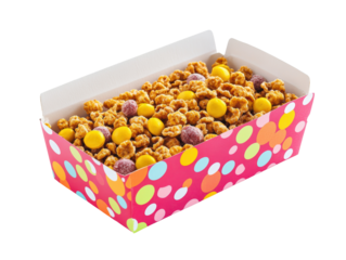Isolated Box of Sweet Cereal with Candy