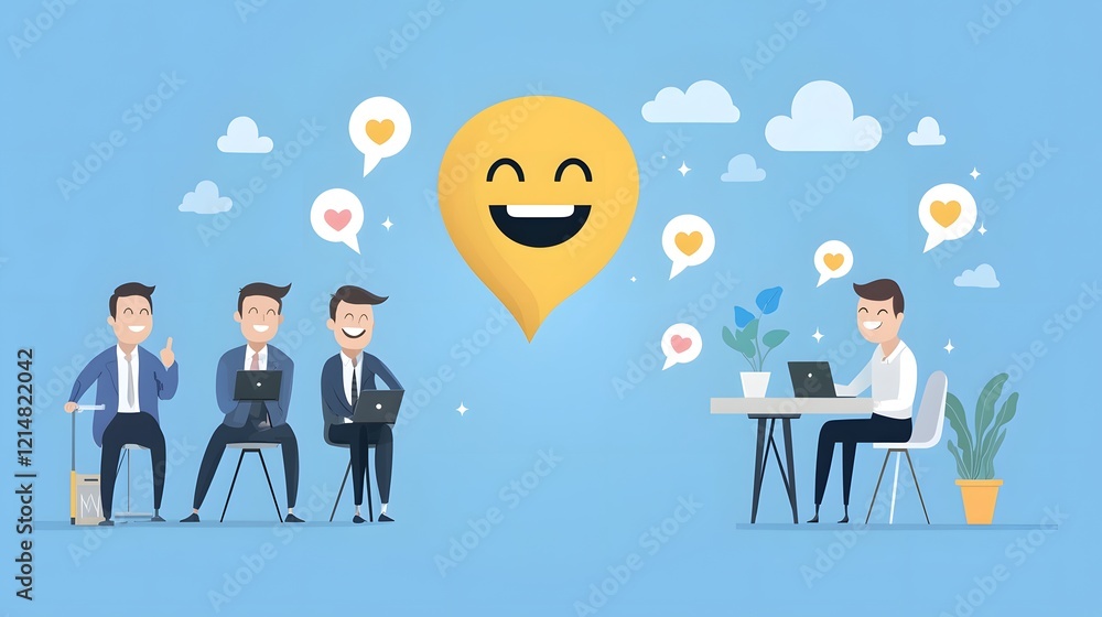 Poster Diverse group of professionals expressing enthusiasm engagement and motivation in a friendly and supportive work environment  Collaborative team working together towards success and achievement