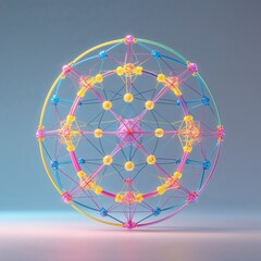 Fototapeta premium background with circles