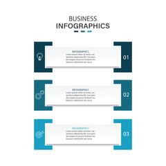 3 Steps Infographics Design Template