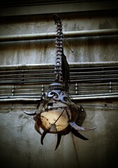 Industrial old retro vintage lamp 
