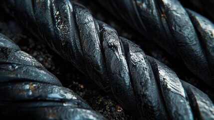 Close-up of Black Licorice Twists