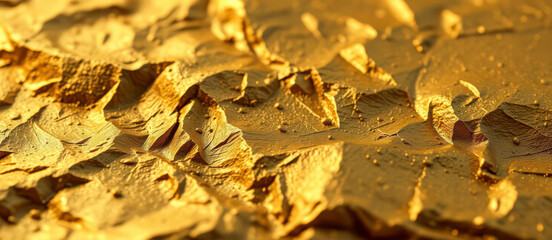 Obraz premium Gold texture background macro