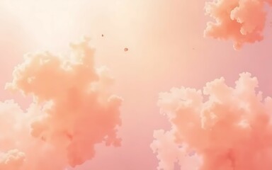 abstract watercolor background with clouds