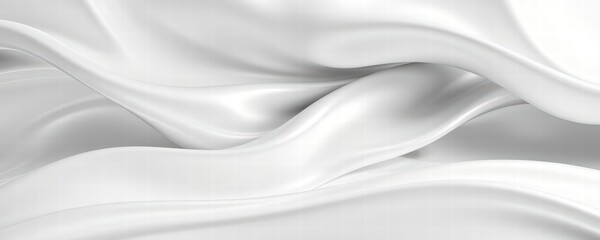 Obraz premium Silver and White Texture with Abstract Waves for Fashion-Forward